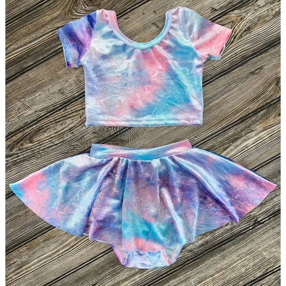 Wild Rich KidsCotton Candy VelvetTwo-Piece Set